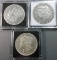 3x Morgan Silver Dollars