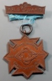 1800's Civil War Bronze Ribbon Medal