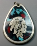 Native American Sterling Silver Pendant