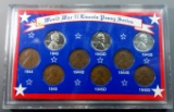 WWII Lincoln Penny Set