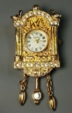 Fancy Lapel Pin-Clock