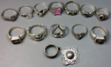 13x Sterling Silver Rings