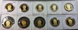 10x PROOF Presidential Dollars (a)