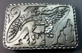 Native American Style Belt Buckle (a)