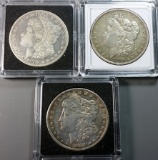 3x Morgan Silver Dollars