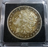 1886-o Morgan Silver Dollar -Toned