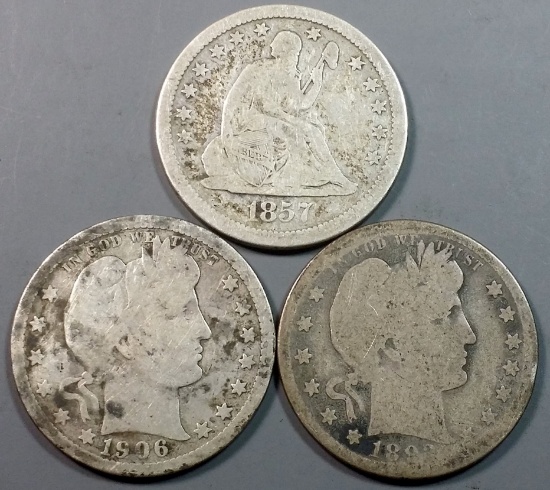 3x Silver Quarters