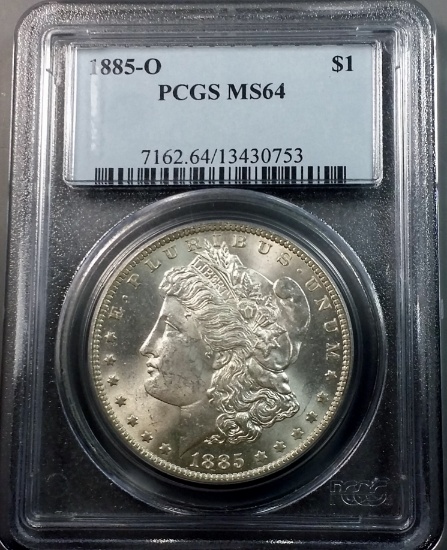 1885-o Morgan Silver Dollar <<PCGS ms64>>