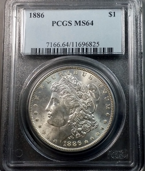 1886-P Morgan Silver Dollar <<PCGS ms64>>