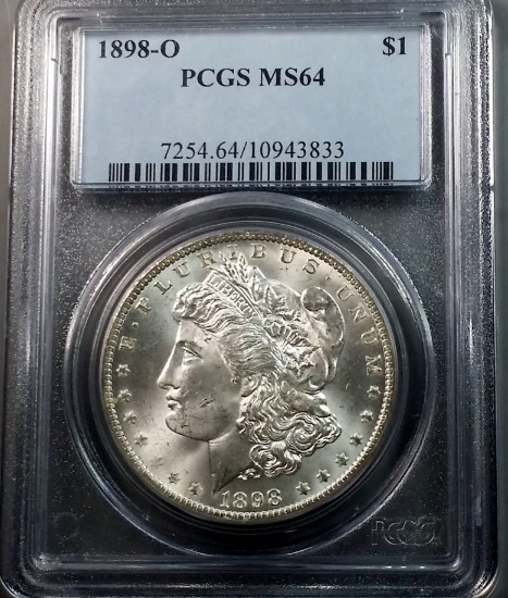 1898-o Morgan Silver Dollar <<PCGS ms64>>