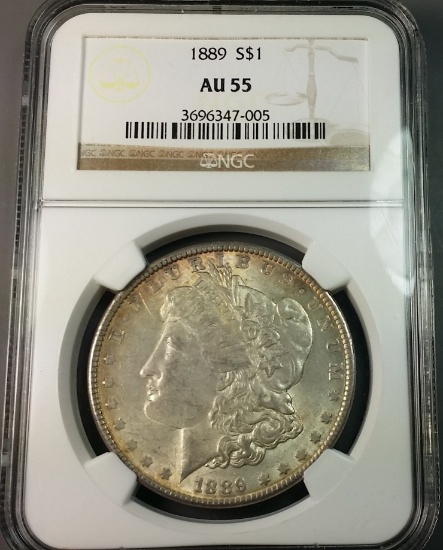 1899-O Morgan Silver Dollar <<NGC au55>>