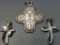 3x Sterling Silver Cross Necklaces
