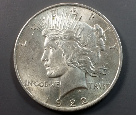 1922p Peace Silver Dollar