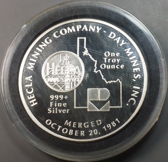 1oz 999 Proof Silver Round