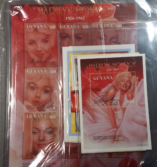 MARYLIN MONROE Commemorative Stamps Set (b)
