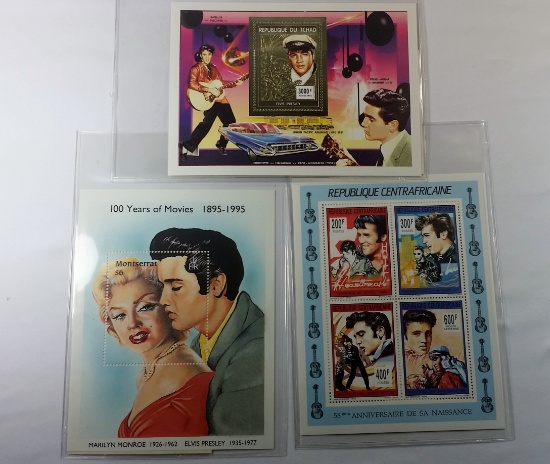 ELVIS Commemorative Stamps Set (f)