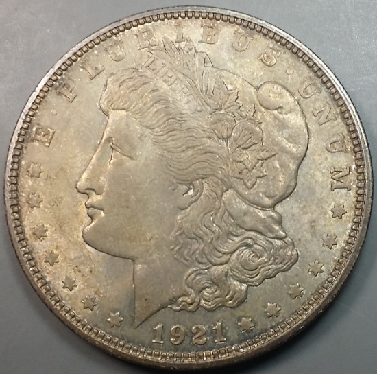 1921p Morgan Silver Dollar