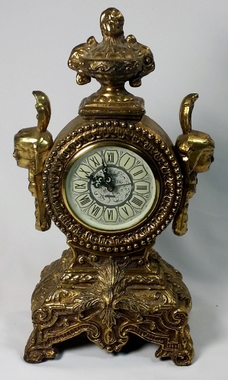 West-Germany Gold Ormolu Mantle Clock