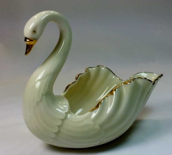 LENOX China "Swan" Sugar Bowl