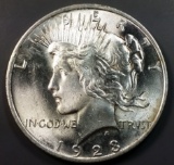 1923p Peace Silver Dollar