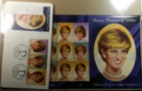 Princess DIANA Commemorative Stamps SET