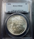 1896p Morgan Silver Dollar (PCGS ms64)