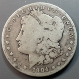 1904-s Morgan Silver Dollar