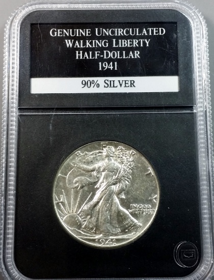 1941 Walking Liberty Silver Half-Dollar