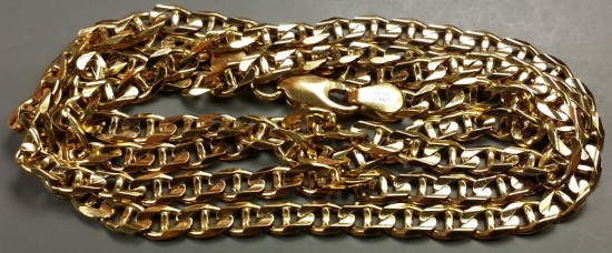14k Italy Gold 22" Necklace (15g) -UNIQUE