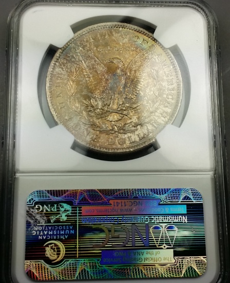 1882-O Morgan Silver Dollar -NGC ms63