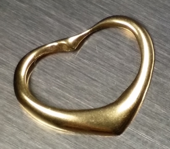 Antique 14k Gold "HEART" Pendant / Charm