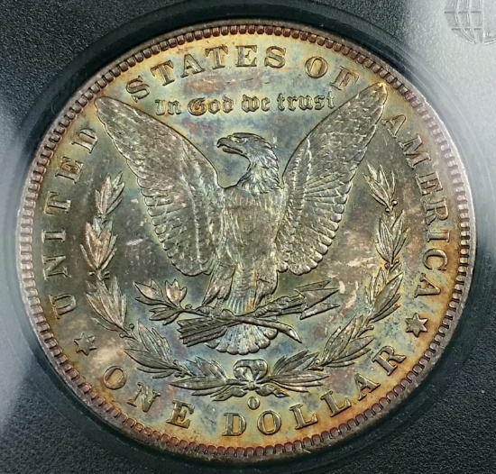 1884-o Morgan Silver Dollar -TONED