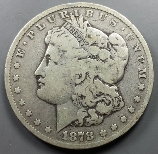 1878-CC Morgan Silver Dollar