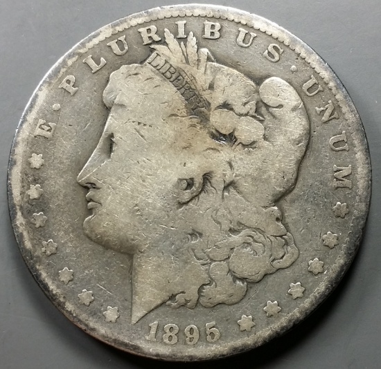 1895-O Morgan Silver Dollar -KEY DATE