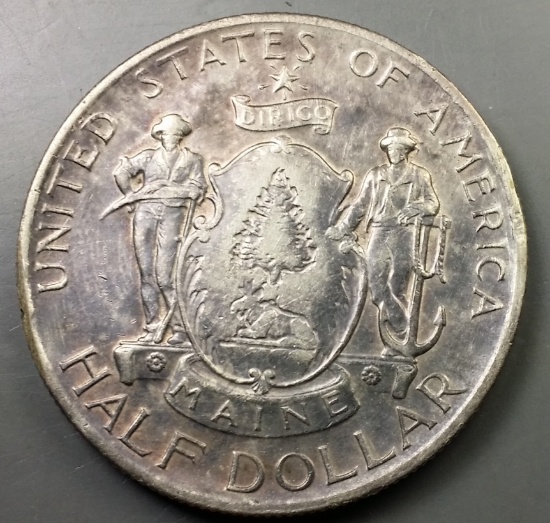 1920 Maine Commemorative Silver Half-Dollar