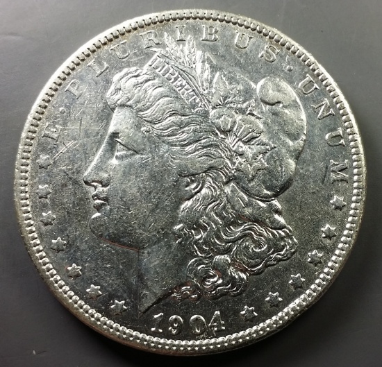 1904-P Morgan Silver Dollar