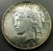 1928-S Peace Silver Dollar -TONED
