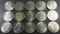 15x UNC Morgan Silver Dollars