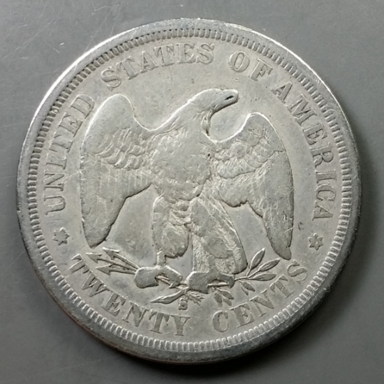 1875-s TWENTY-CENT (20c) Piece