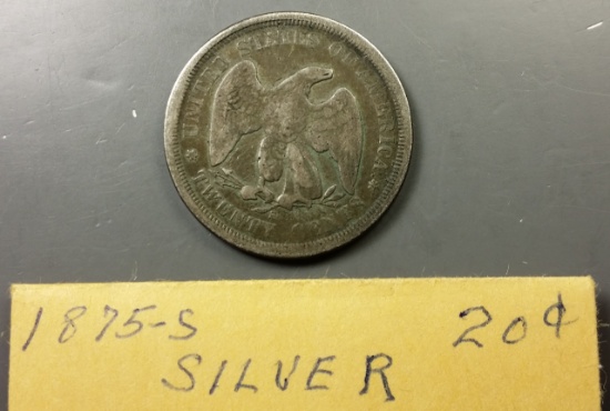 1875-s TWENTY-CENT (20c) Piece