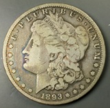 1893-CC Morgan Silver Dollar