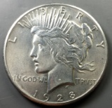 1928-P Peace Silver Dollar -KEY DATE