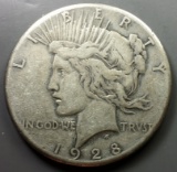 1928-P Peace Silver Dollar -KEY DATE