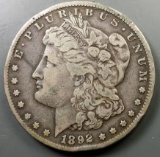 1892-CC Morgan Silver Dollar