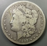 1892-CC Morgan Silver Dollar