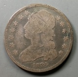 1834 Capped Bust QUARTER -Semi-Key Date