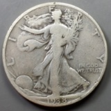 1938-D Walking Liberty Half Dollar -SEMI-KEY DATE