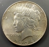 1934-D Peace Silver Dollar - Semi-KEY Date