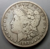 1893-O Morgan Silver Dollar -KEY DATE