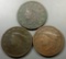 3x Large Cents -THIRTIES